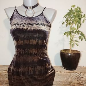 1990s Velvet Maxi Dress